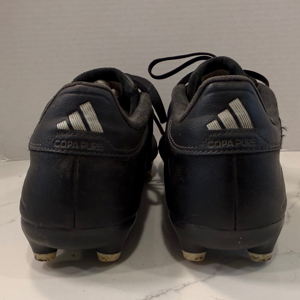 Adidas Copa Pure Soccer Cleats Mens 9 Black Silver Firm Ground FG IE7490 - Picture 3 of 6